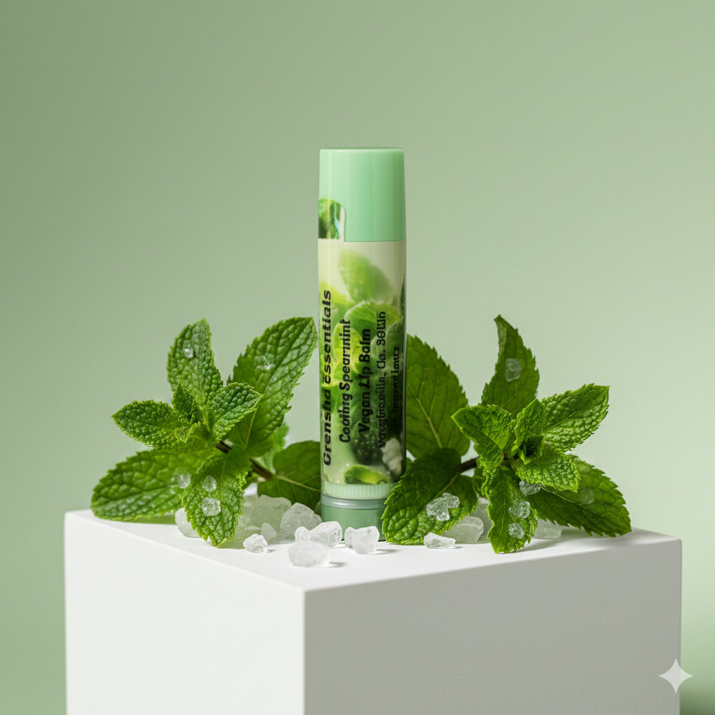Cooling Spearmint Vegan Lip Balm