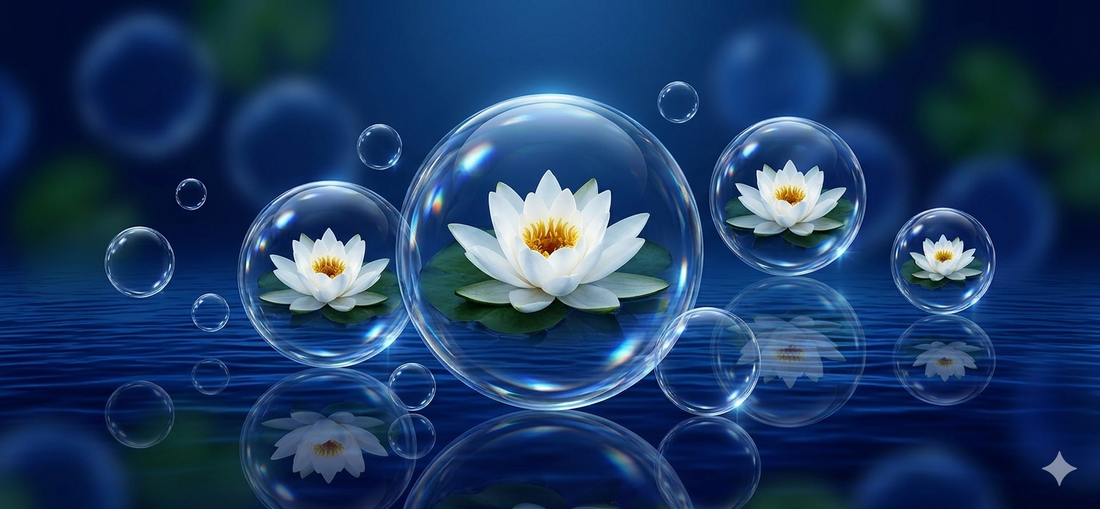 The Lotus a symbol of purity and renewal.