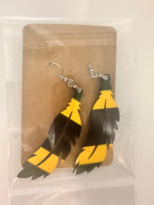 Banana leaf Earrings