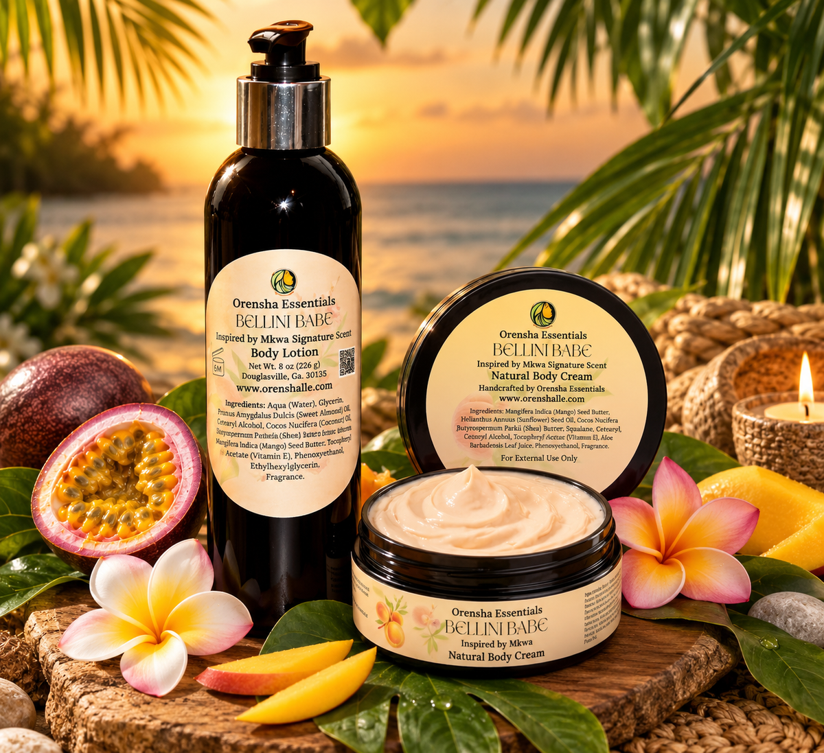 Bellini Babe Lotion and Cream Bundle