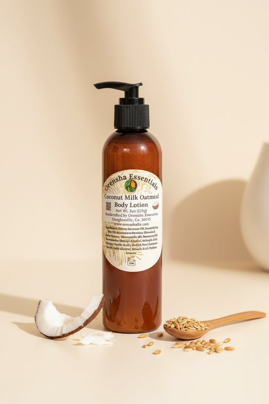Coconut Milk Oatmeal Lotion