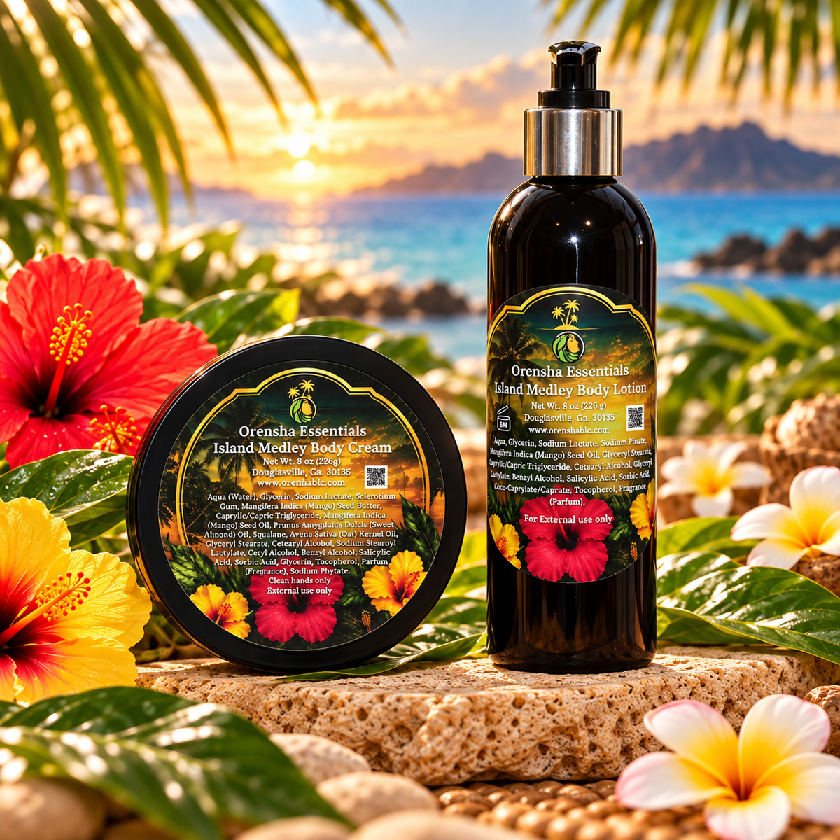 Island Medley Lotion and Cream Bundle