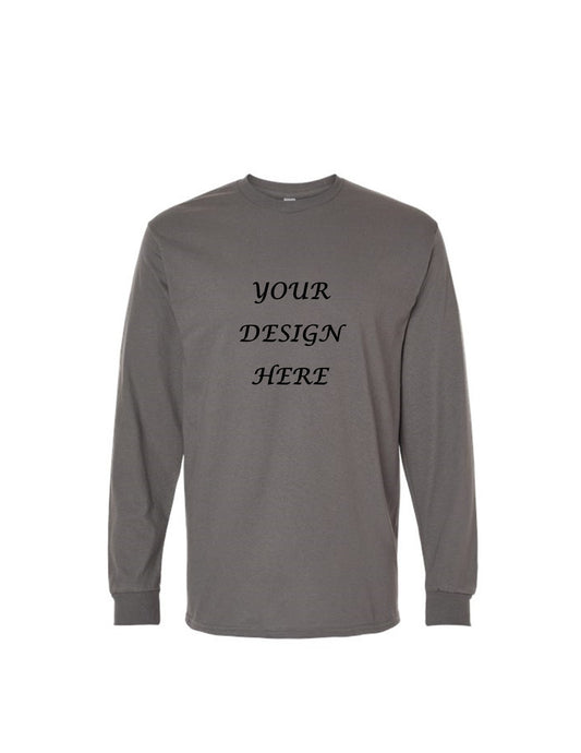 Long Sleeve T-Shirt to customize, Please fill out order form.